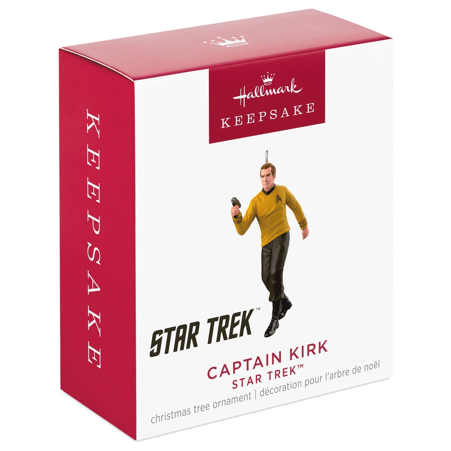 Mini Star Trek Captain Kirk, 2023 Keepsake Ornament