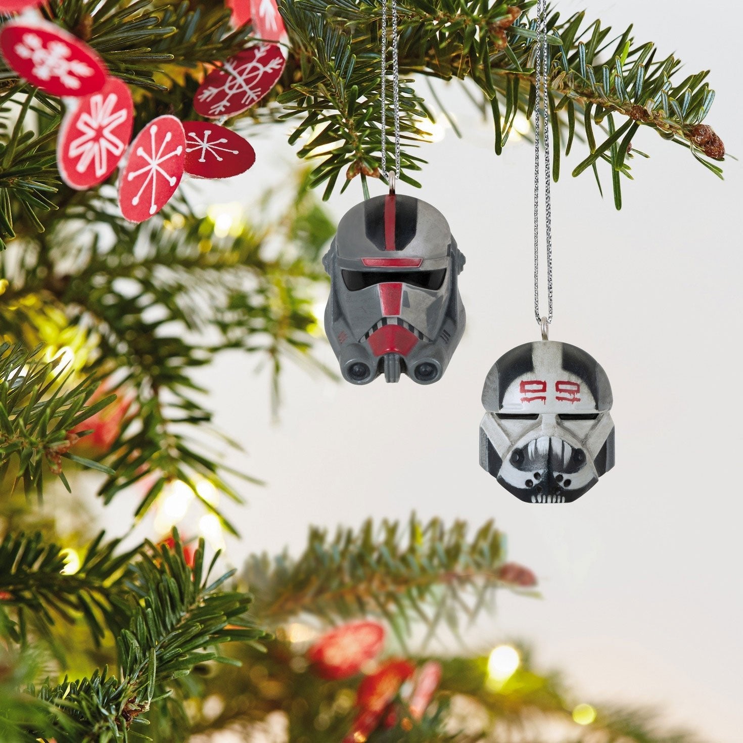 Mini Star Wars: The Bad Batch Hunter and Wrecker, 2023 Keepsake Ornaments, Set of 2