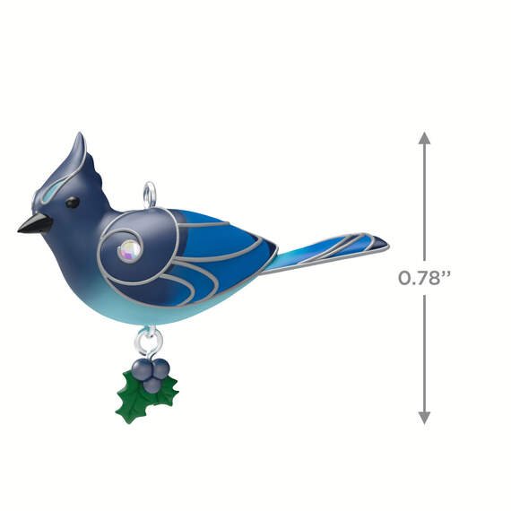 Mini Steller's Jay 2024 Keepsake Ornament, 0.78"