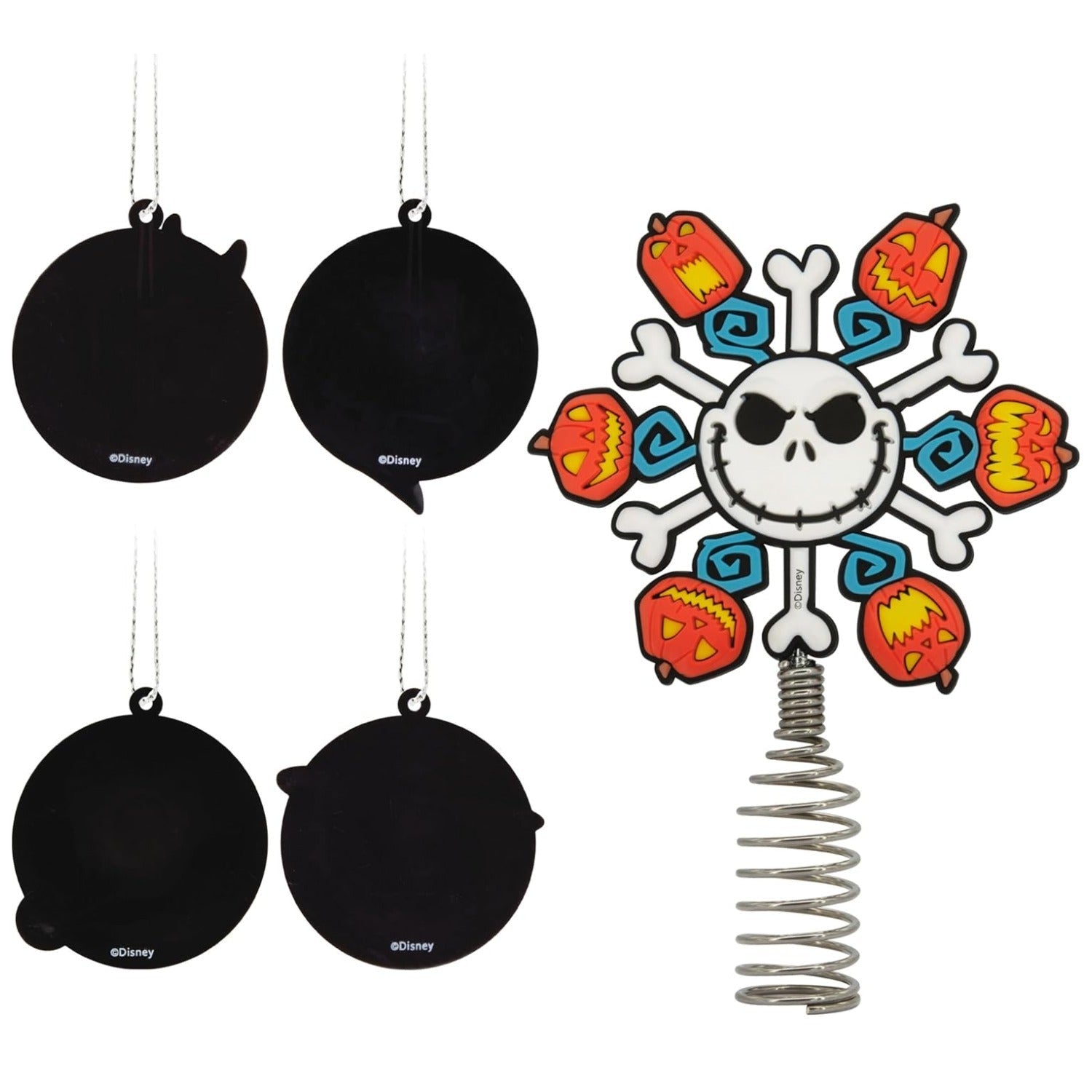 Mini The Nightmare Before Christmas Hallmark Tree Topper and Ornaments, Set of 5