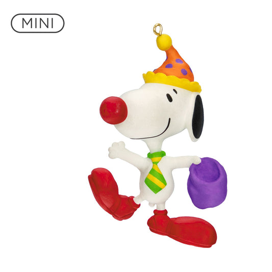 Mini The Peanuts Gang Clowning Around Snoopy, 2023 Keepsake Ornament