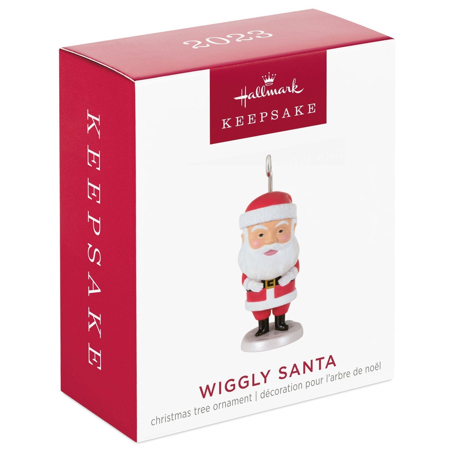 Mini Wiggly Santa, 2023 Keepsake Ornament