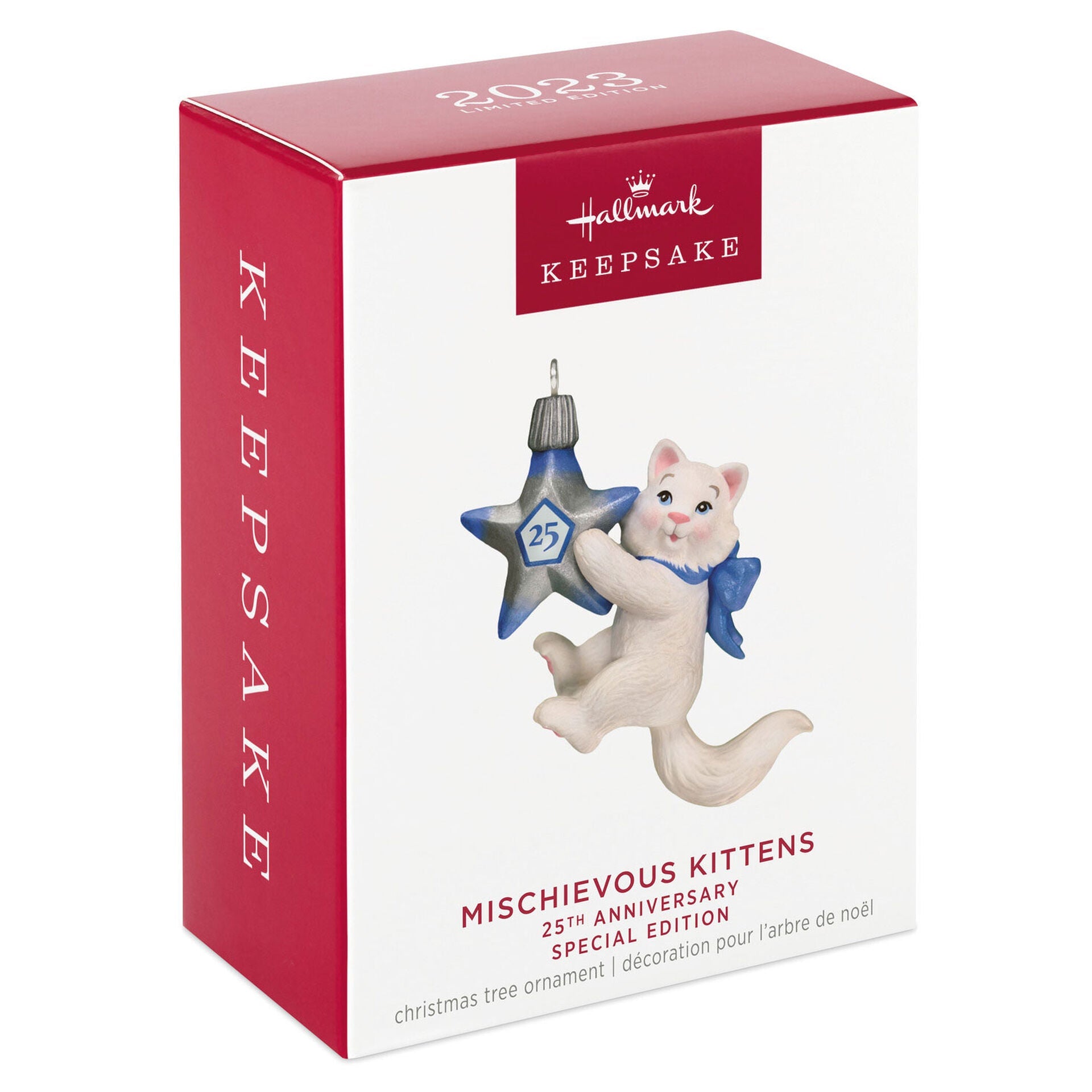 Mischievous Kittens Special Edition 25th Anniversary, Limited 2023 Keepsake Ornament