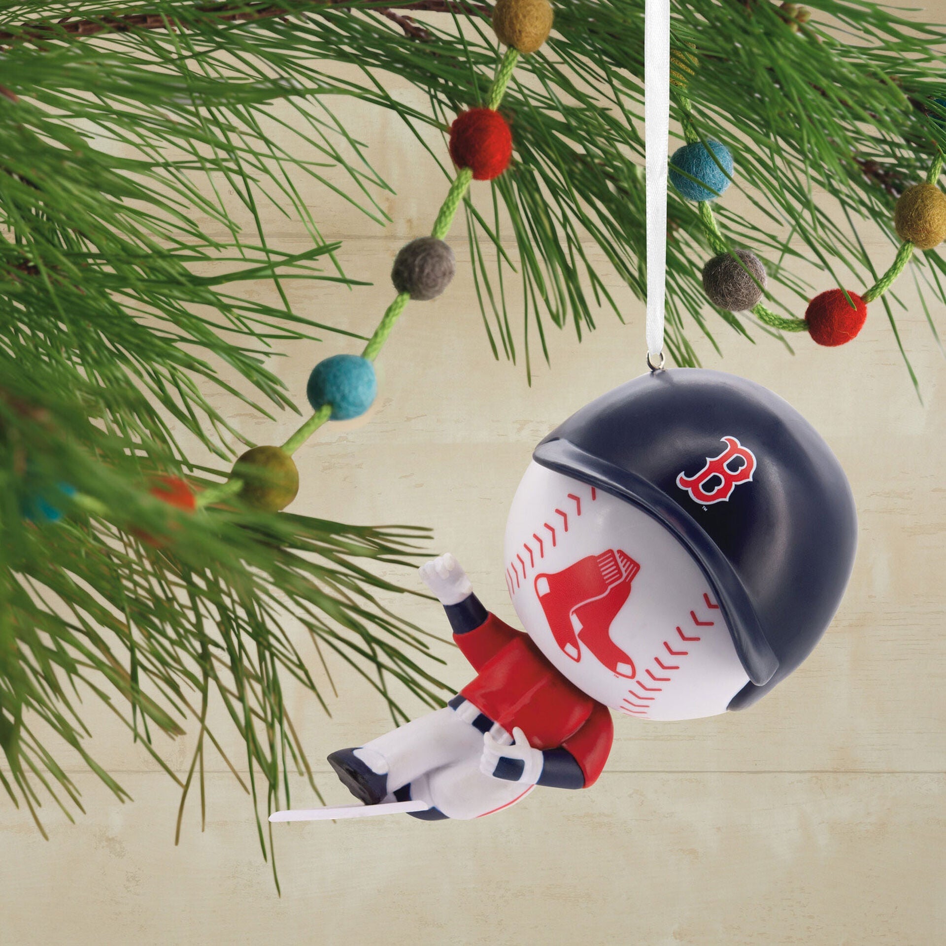 MLB Boston Red Sox Sliding Buddy Ornament