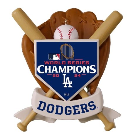 MLB Los Angeles Dodgers 2024 World Series Champions Ornament