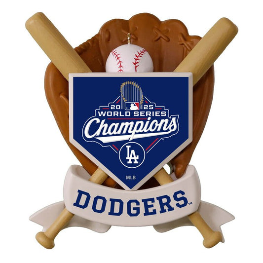MLB Los Angeles Dodgers 2025 World Series Champions Ornament