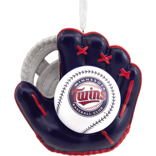 MLB Minnesota Twins Baseball Glove Ornament