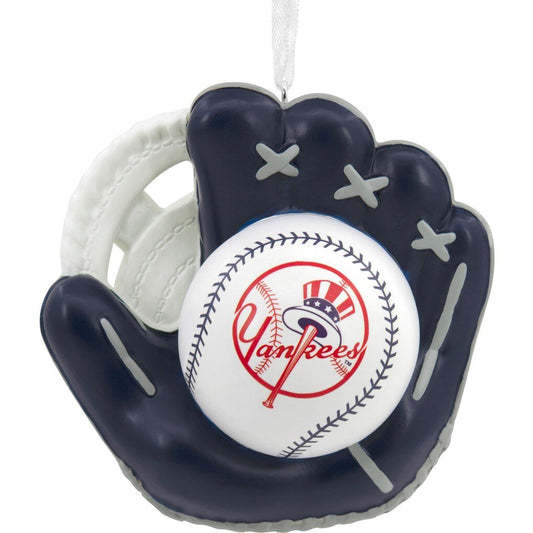 MLB New York Yankees Baseball Glove Ornament