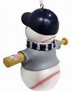 MLB New York Yankees Snowman Ornament