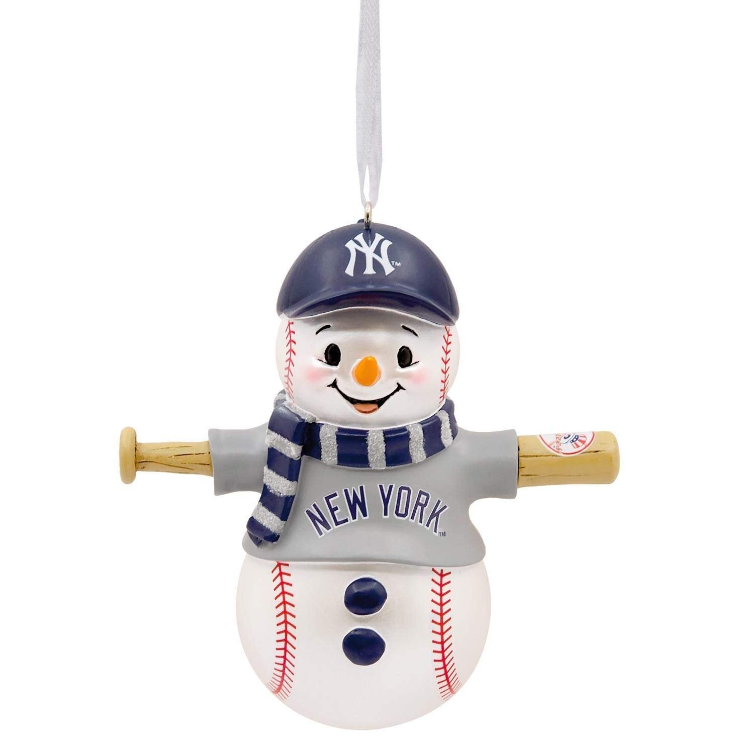 MLB New York Yankees Snowman Ornament