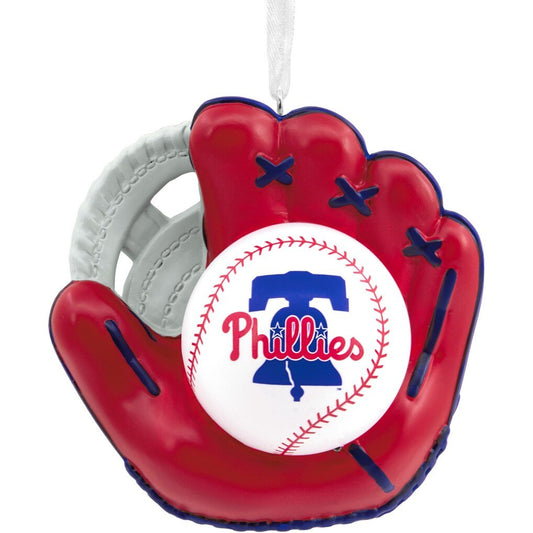 MLB Philadelphia Phillies Baseball Glove Ornament