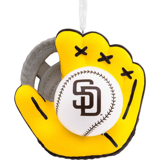 MLB San Diego Padres Baseball Glove Ornament