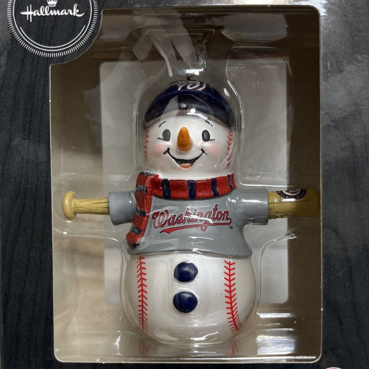 MLB Washington Nationals Snowman Ornament