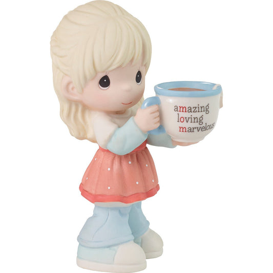 Mom, You’re Amazing Blonde Girl Figurine