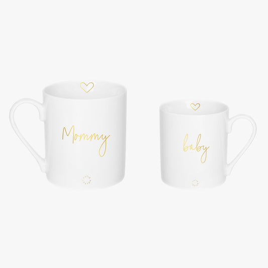 Mommy And Baby Porcelain Mug Gift Set