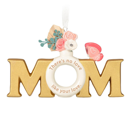 Mom's Love Porcelain 2024 Keepsake Ornament