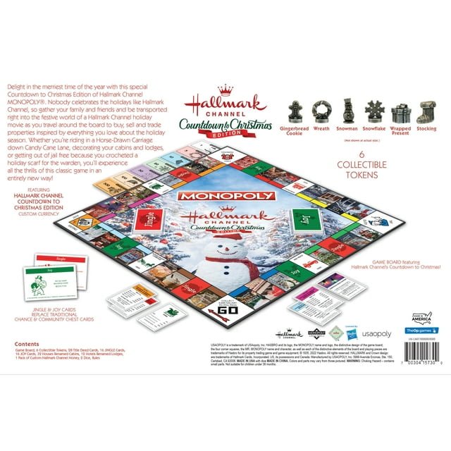 MONOPOLY: Hallmark Channel Holiday Edition Property Trading Game 2020 NEW Sealed