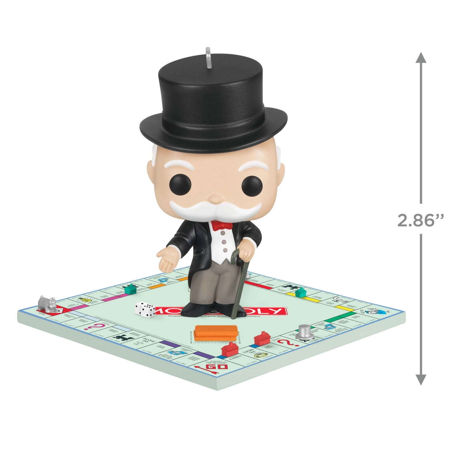 Monopoly Mr. Monopoly Funko POP! 2024 Keepsake Ornament