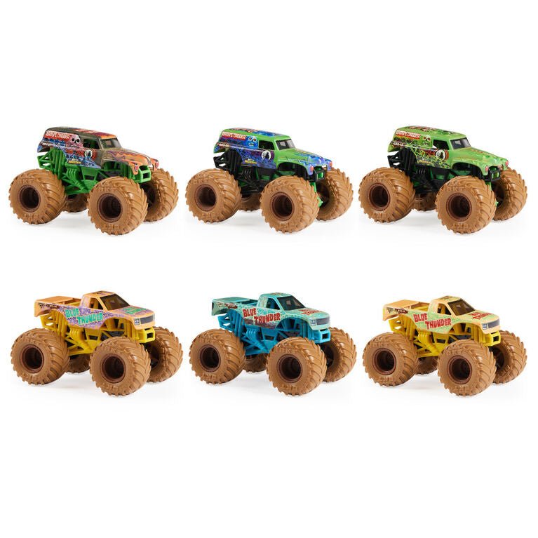 Monster Jam, Mystery Mudders, Monster Truck, 1:64 Scale (Random Style)
