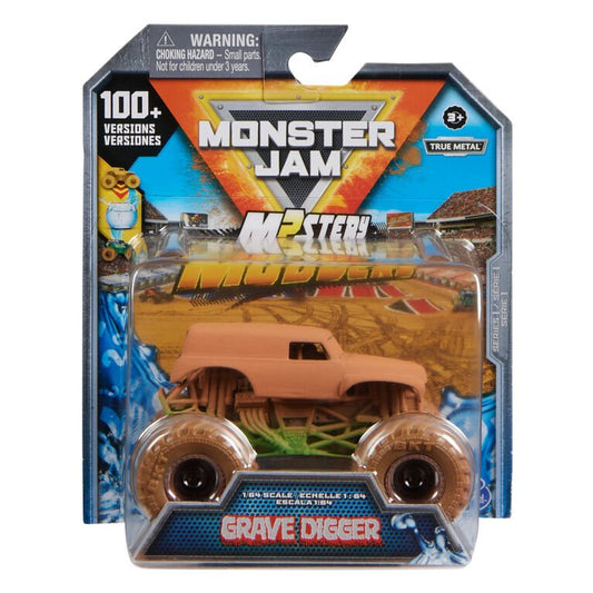 Monster Jam, Mystery Mudders, Monster Truck, 1:64 Scale (Random Style)