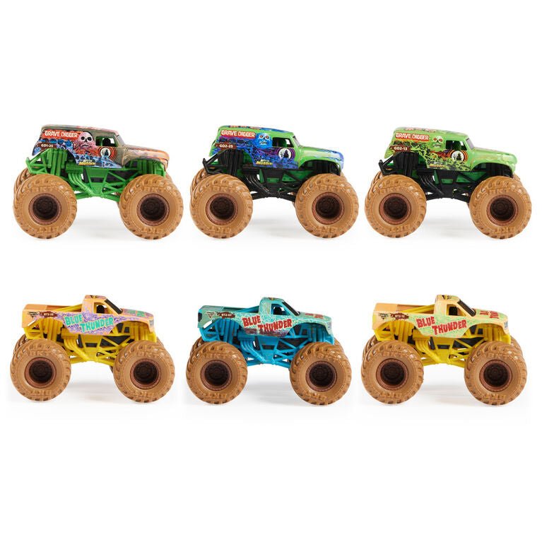 Monster Jam, Mystery Mudders, Monster Truck, 1:64 Scale (Random Style)