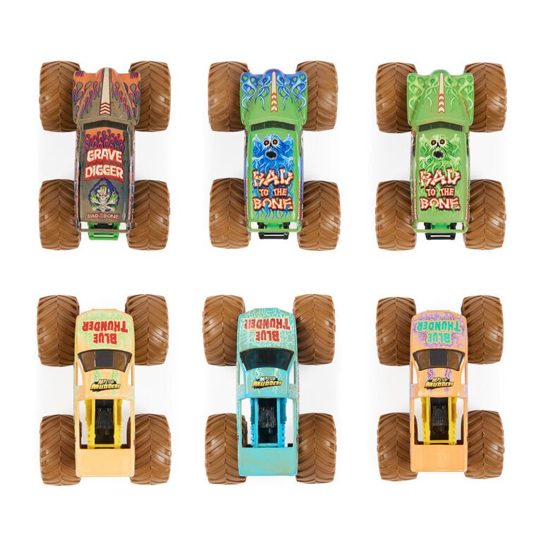 Monster Jam, Mystery Mudders, Monster Truck, 1:64 Scale (Random Style)