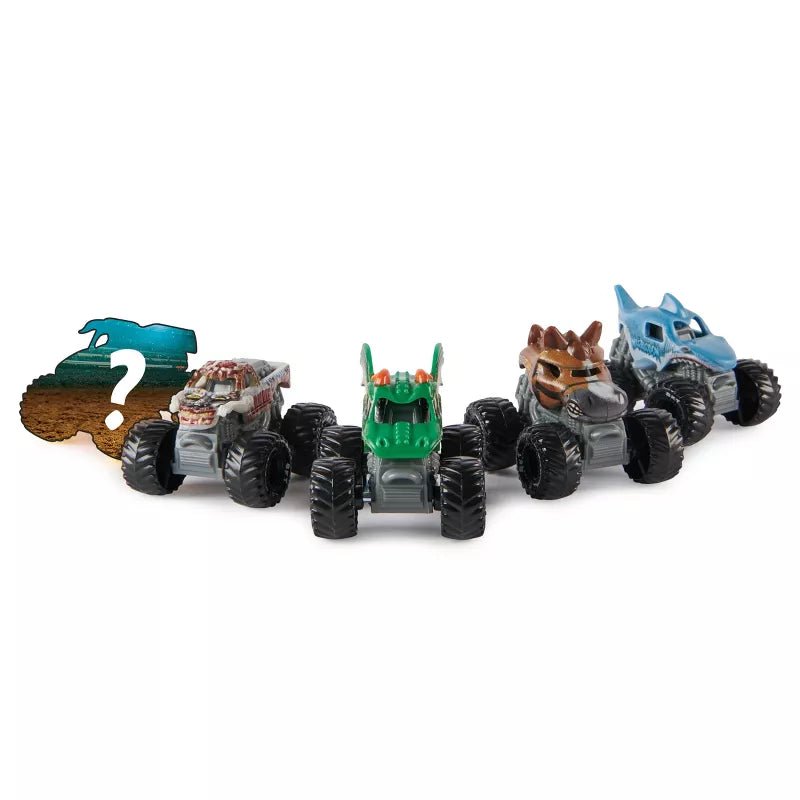 Monster Jam, Official Mini 5 - Pack with Mystery Collectible Monster Truck, 1:87 Scale