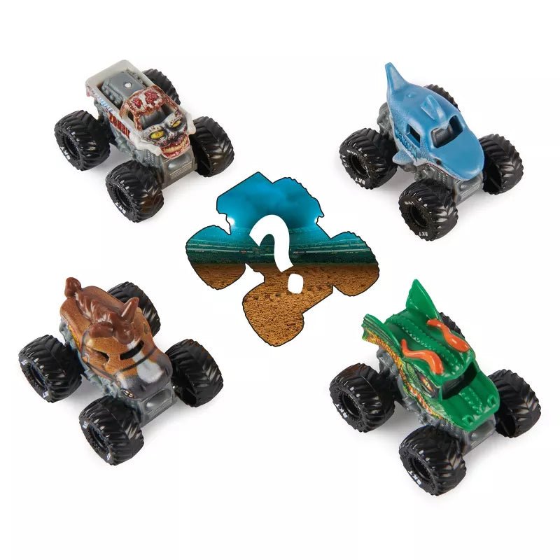 Monster Jam, Official Mini 5 - Pack with Mystery Collectible Monster Truck, 1:87 Scale