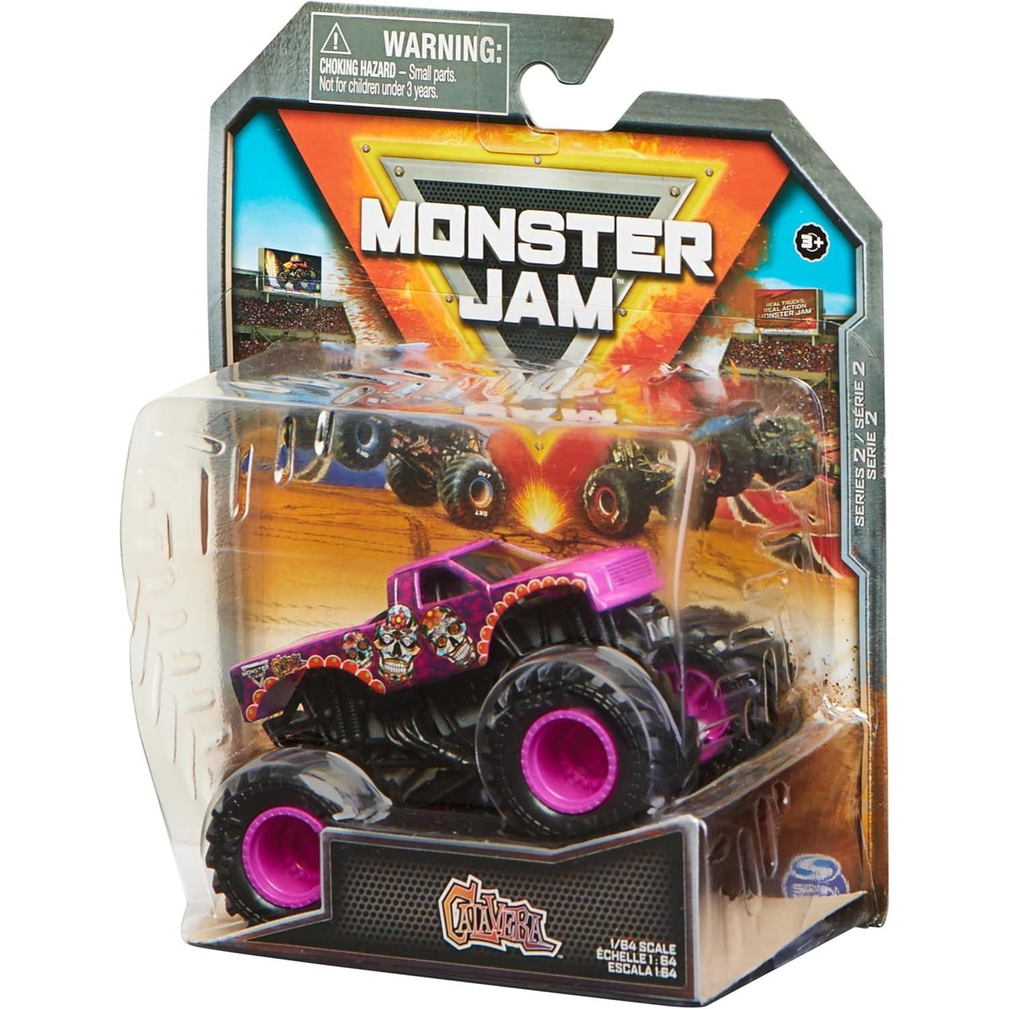 Monster Jam, Official Monster Truck, Die - Cast Vehicle, 1:64 Scale (Random Style)