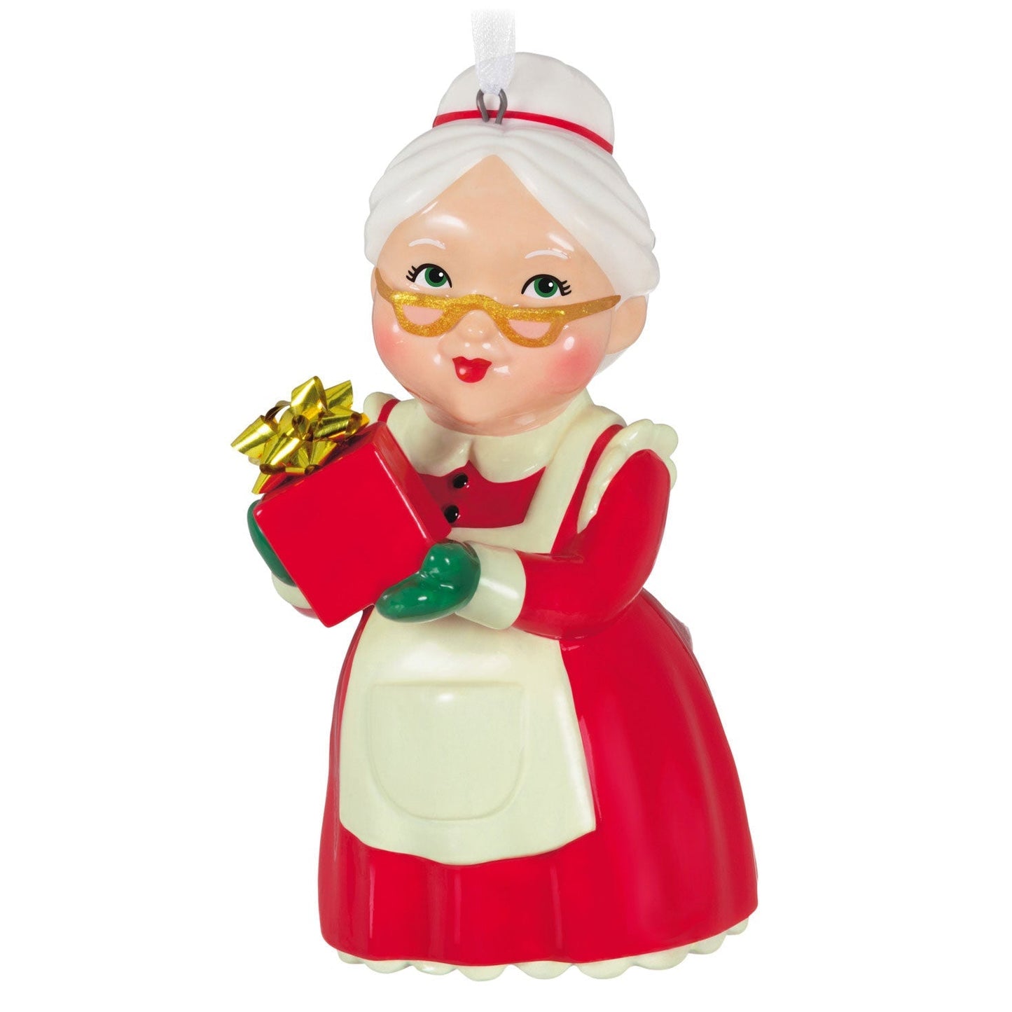 Mrs. Claus Porcelain 2024 Keepsake Ornament