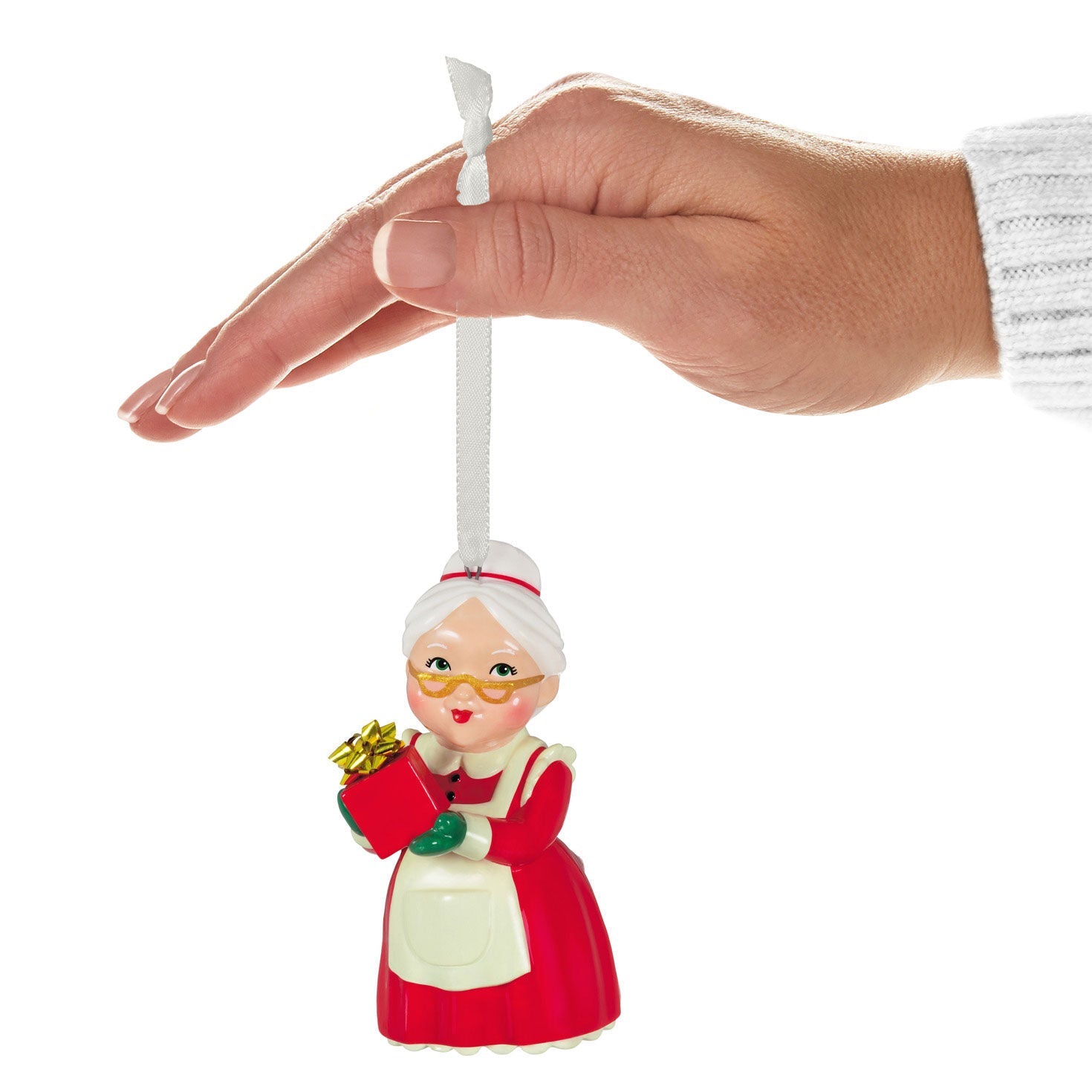 Mrs. Claus Porcelain 2024 Keepsake Ornament