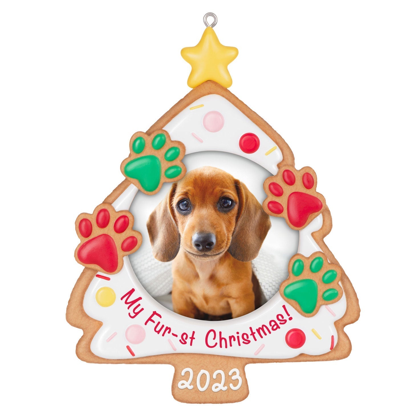 My Fur st Christmas 2023 Photo Frame, 2023 Keepsake Ornament