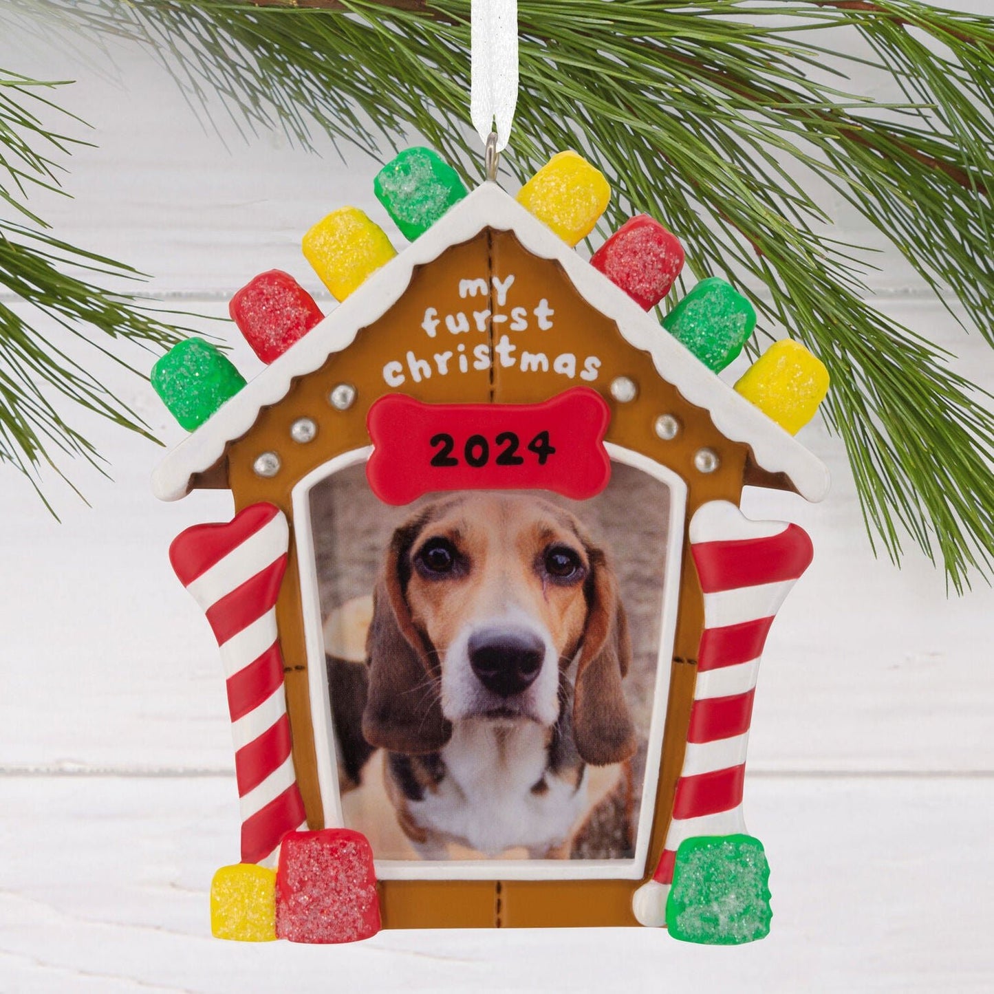 My Fur - st Christmas 2024 Photo Frame Hallmark Ornament