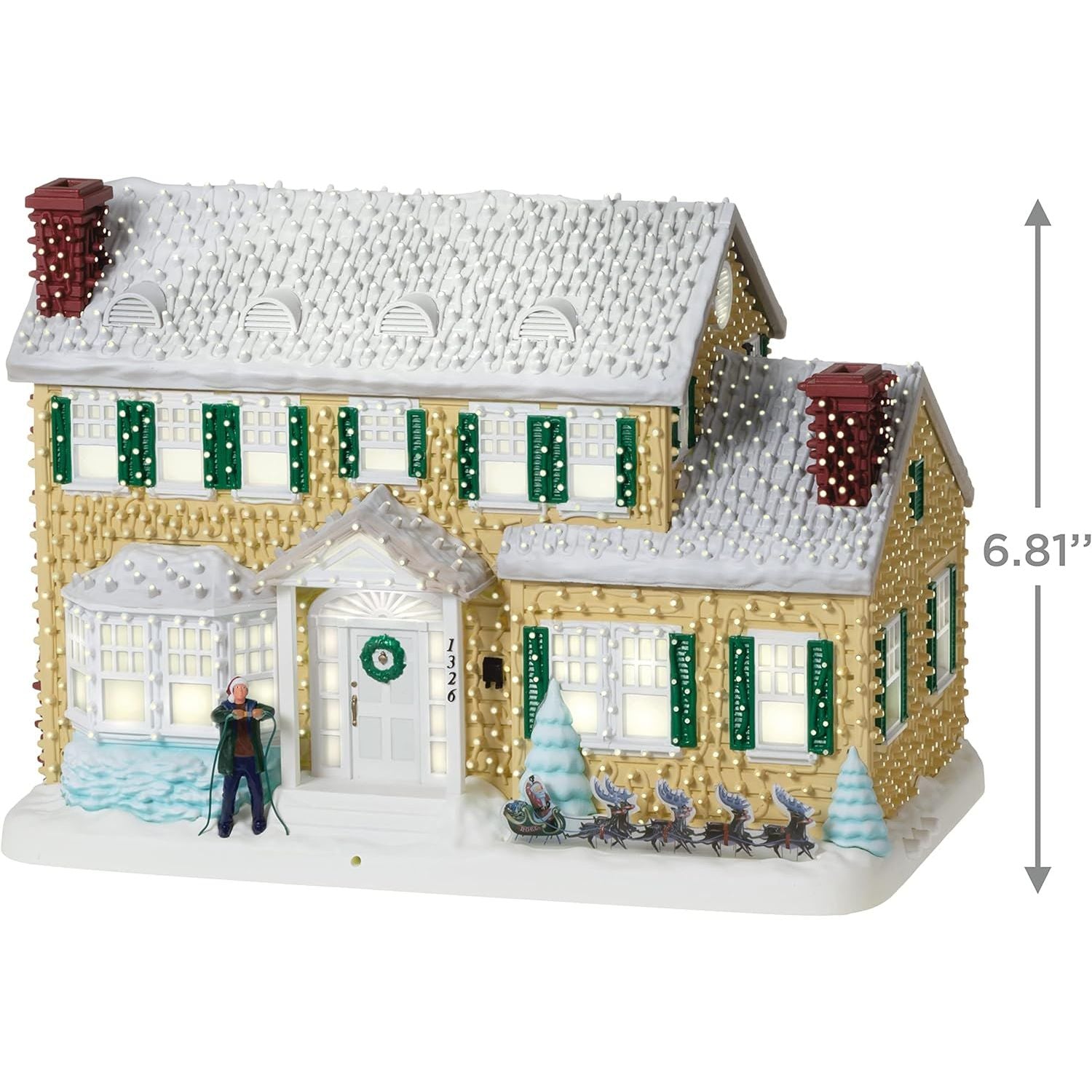 Hallmark 2021 National Lampoon Clark's Crazy Christmas outlet House Tabletop Decoration