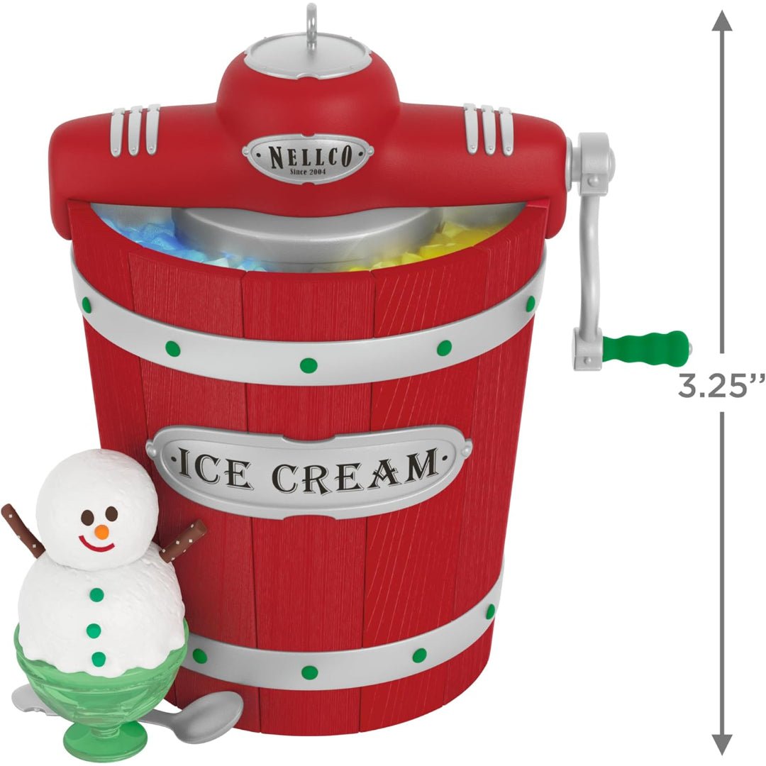 Nellco Ice Cream Maker 2025 Keepsake Ornament
