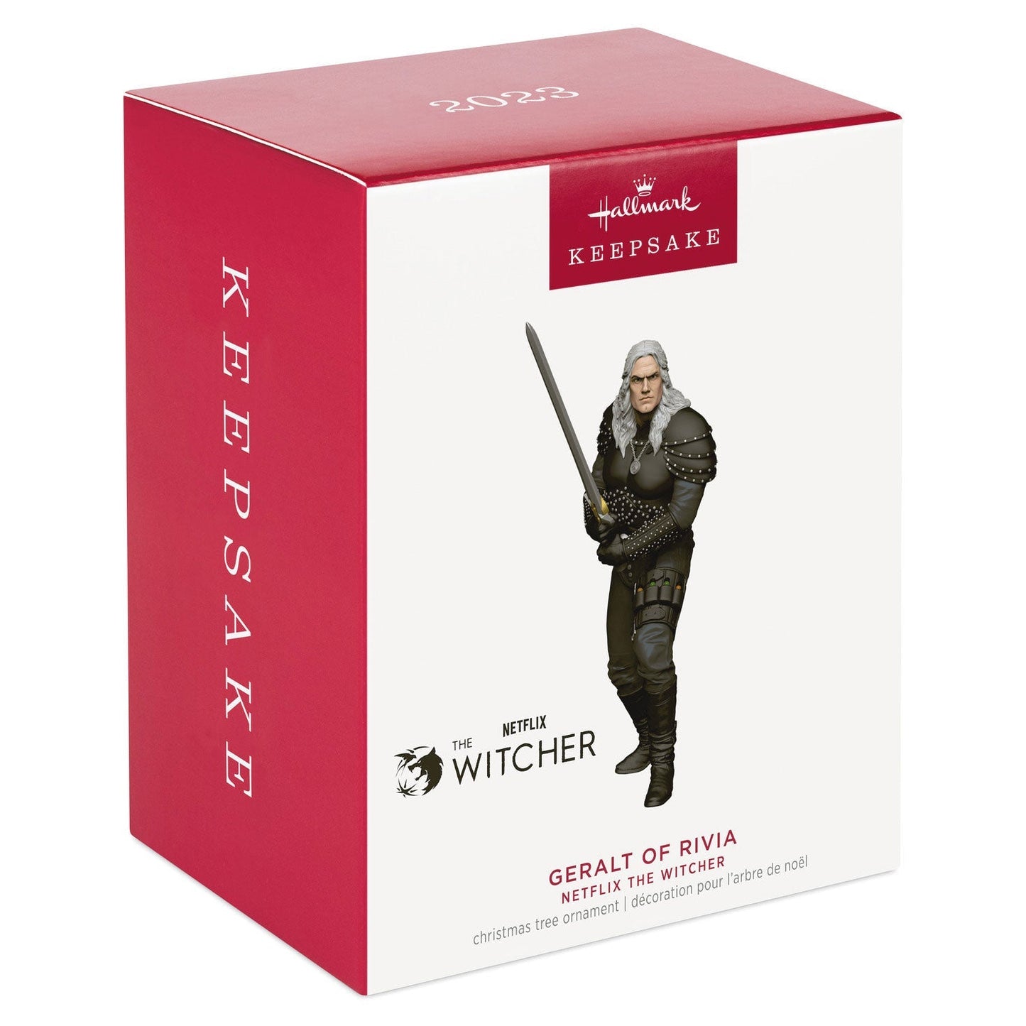 Netflix The Witcher Geralt of Rivia, 2023 Keepsake Ornament