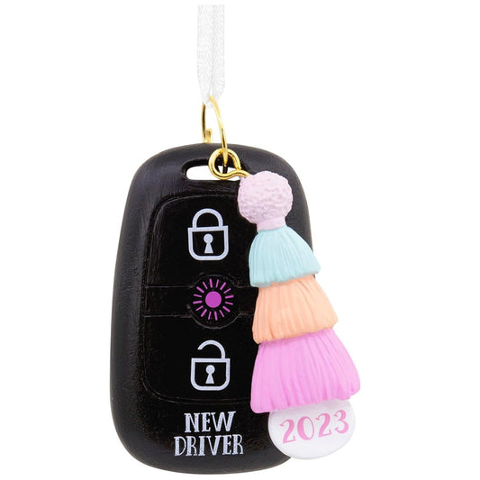 New Driver Pastel Keychain 2023 Ornament