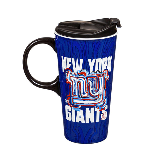 New York Giants Boxed Travel Latte Mug, 17oz