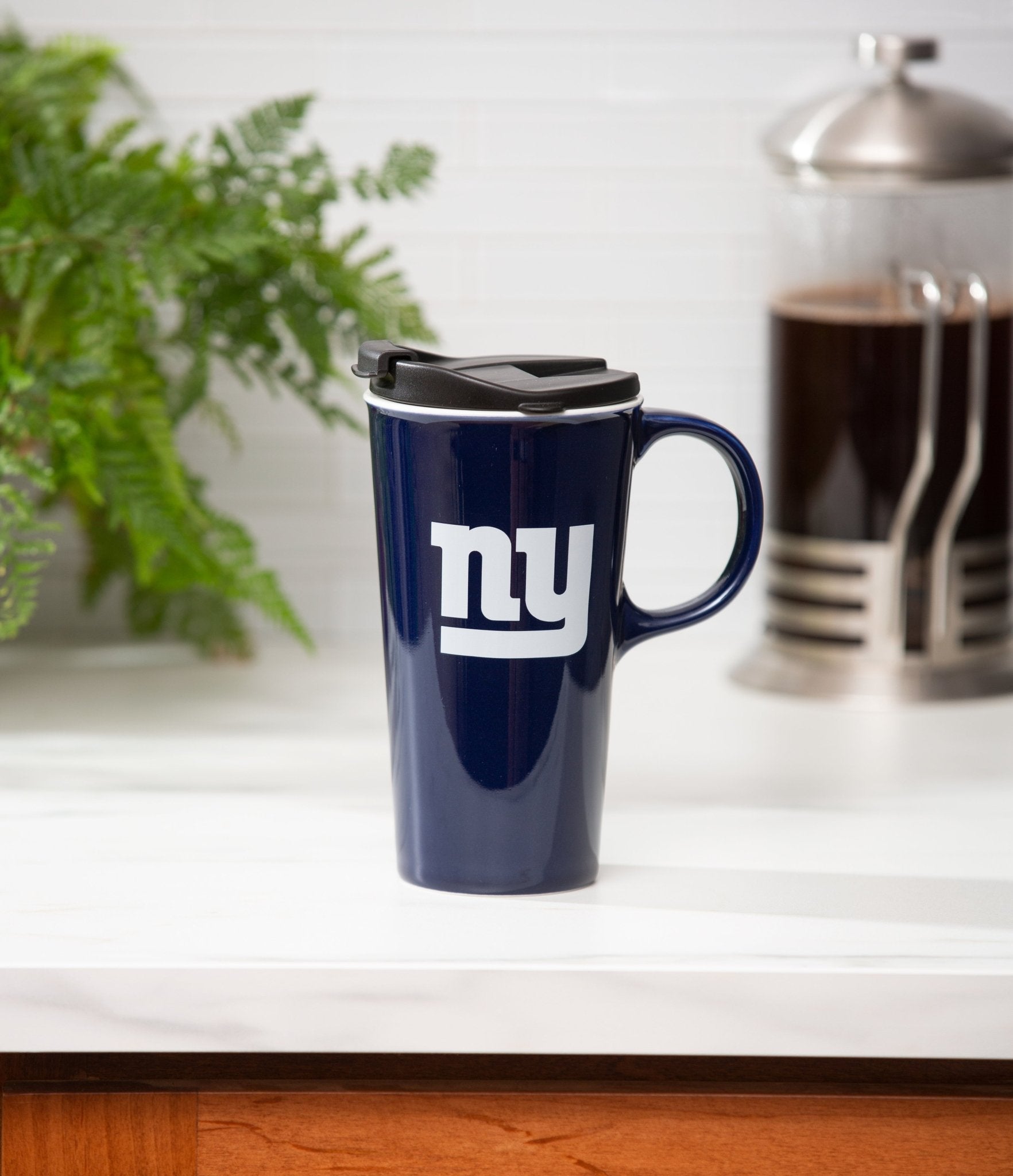 New York Giants Boxed Travel Latte Mug, 17oz