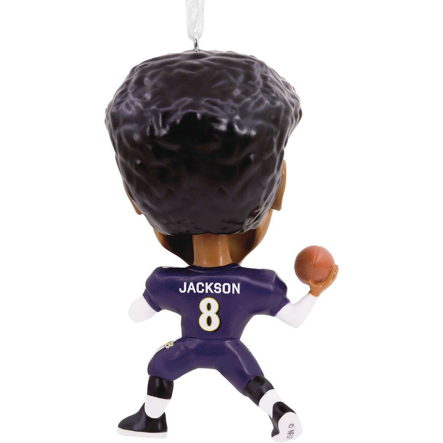 NFL Baltimore Ravens Lamar Jackson Bouncing Buddy Hallmark Ornament