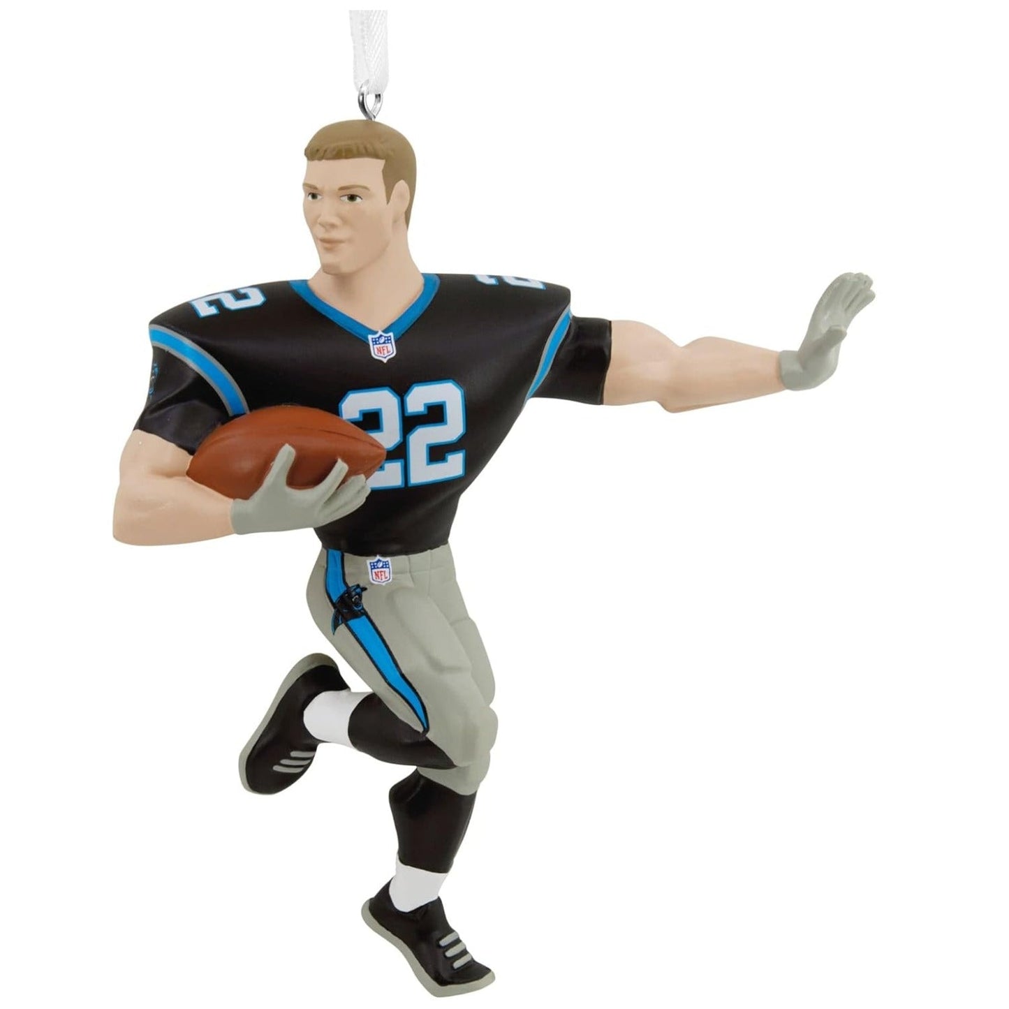 NFL Carolina Panthers Christian McCaffrey Ornament