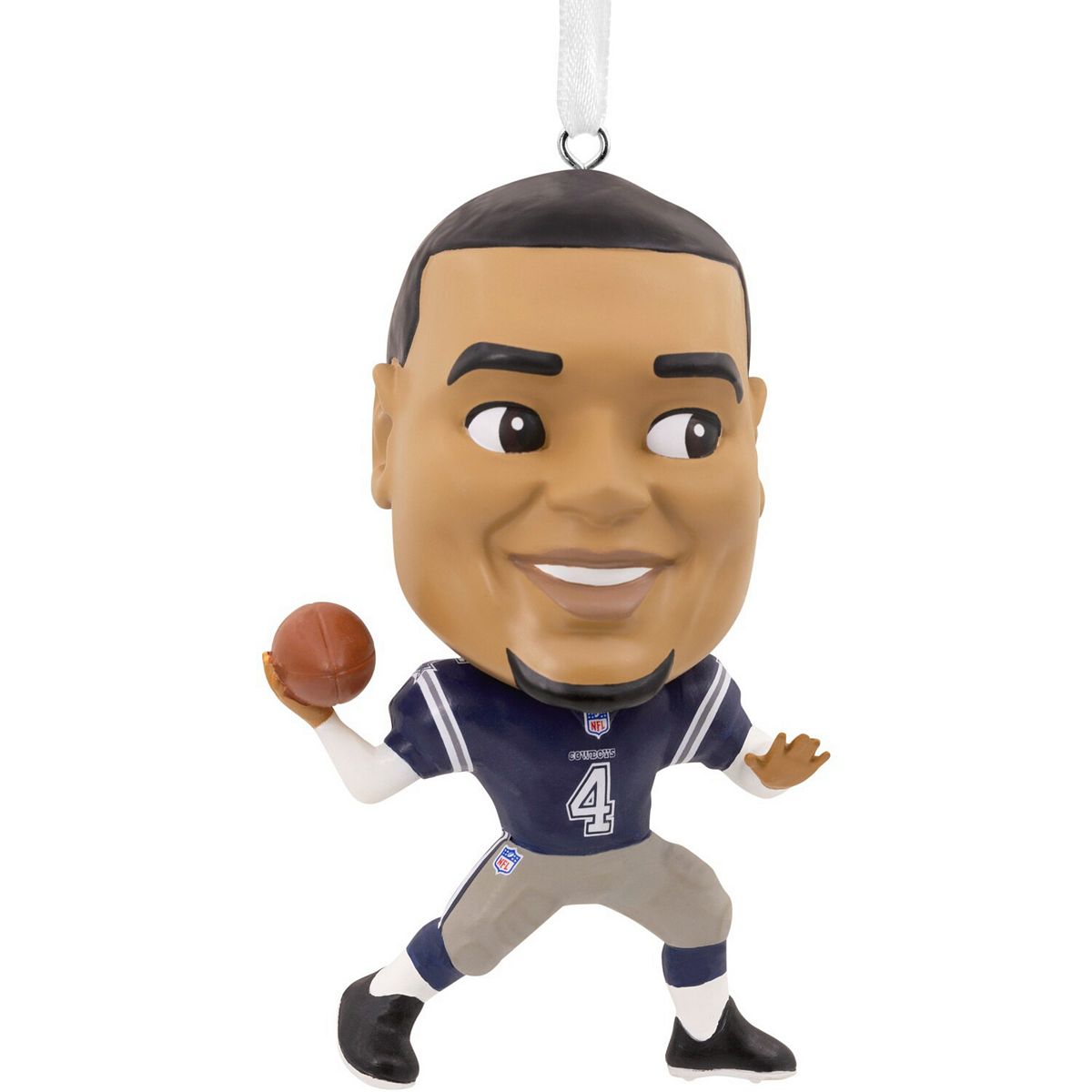 NFL Dak Prescott Dallas Cowboys Bouncing Buddy Ornament