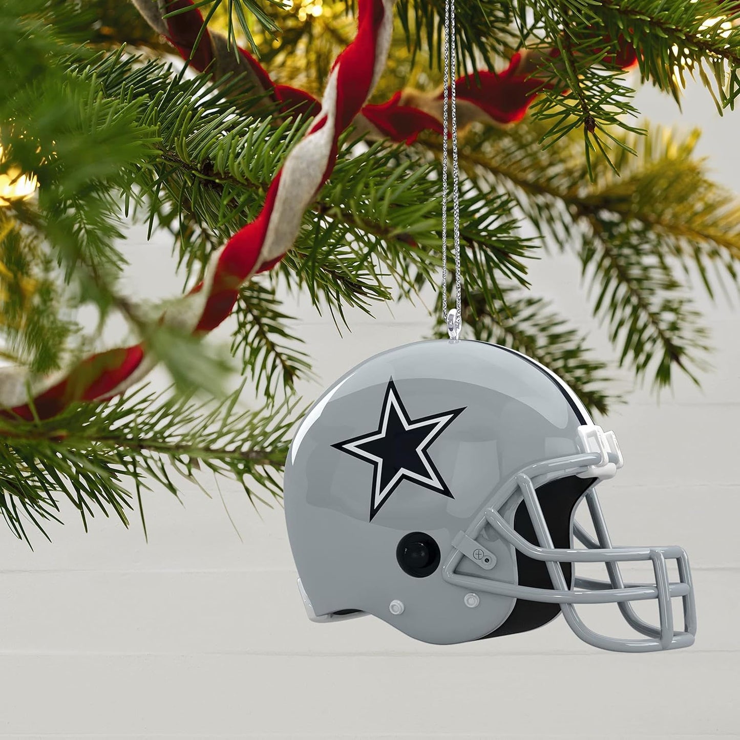 NFL Dallas Cowboys Helmet With Sound Keepsake Ornament