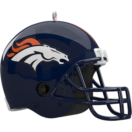 NFL Denver Broncos Helmet With Sound Keepsake Ornament