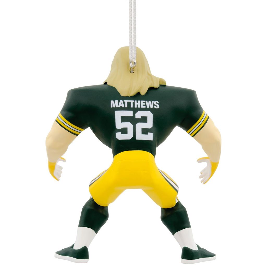 NFL Green Bay Packers Clay Matthews Ornament
