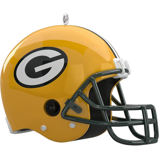 NFL Green Bay Packers Helmet With Sound Keepsake Ornament