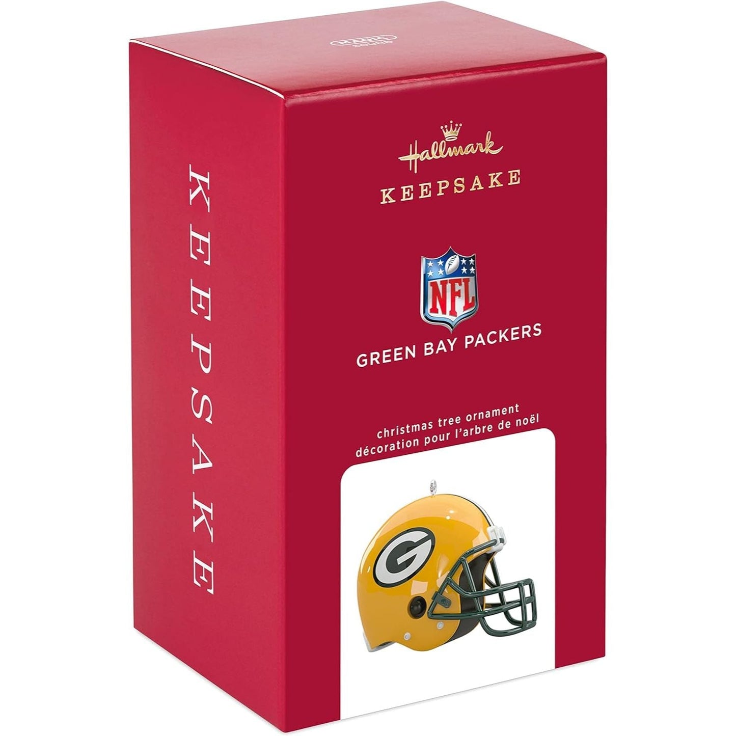 NFL Green Bay Packers Helmet With Sound Keepsake Ornament