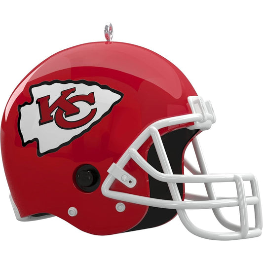 NFL Kansas City Chiefs Helmet With Sound Keepsake Ornament