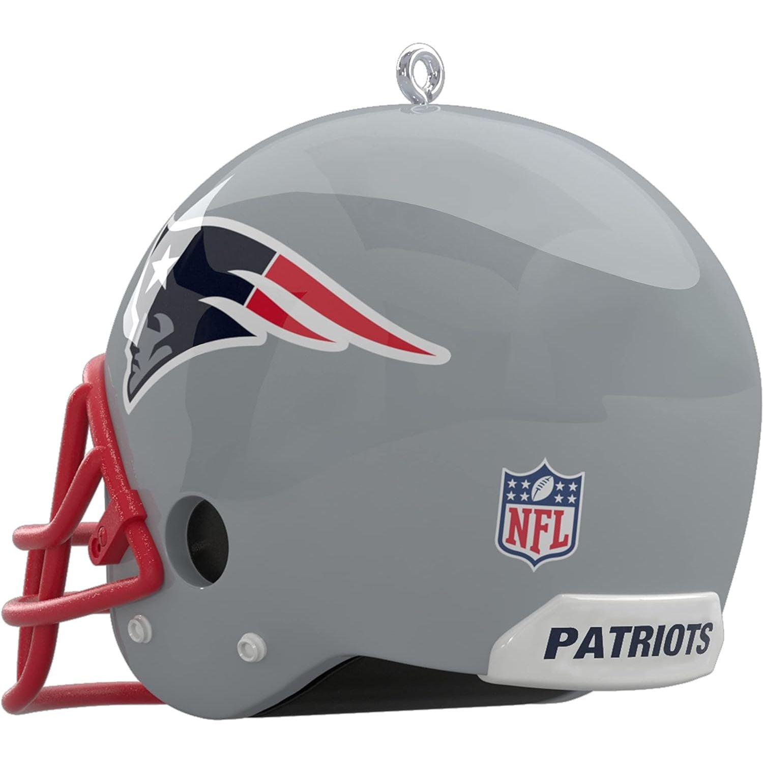 NFL New England Patriots Helmet With Sound Keepsake Ornament