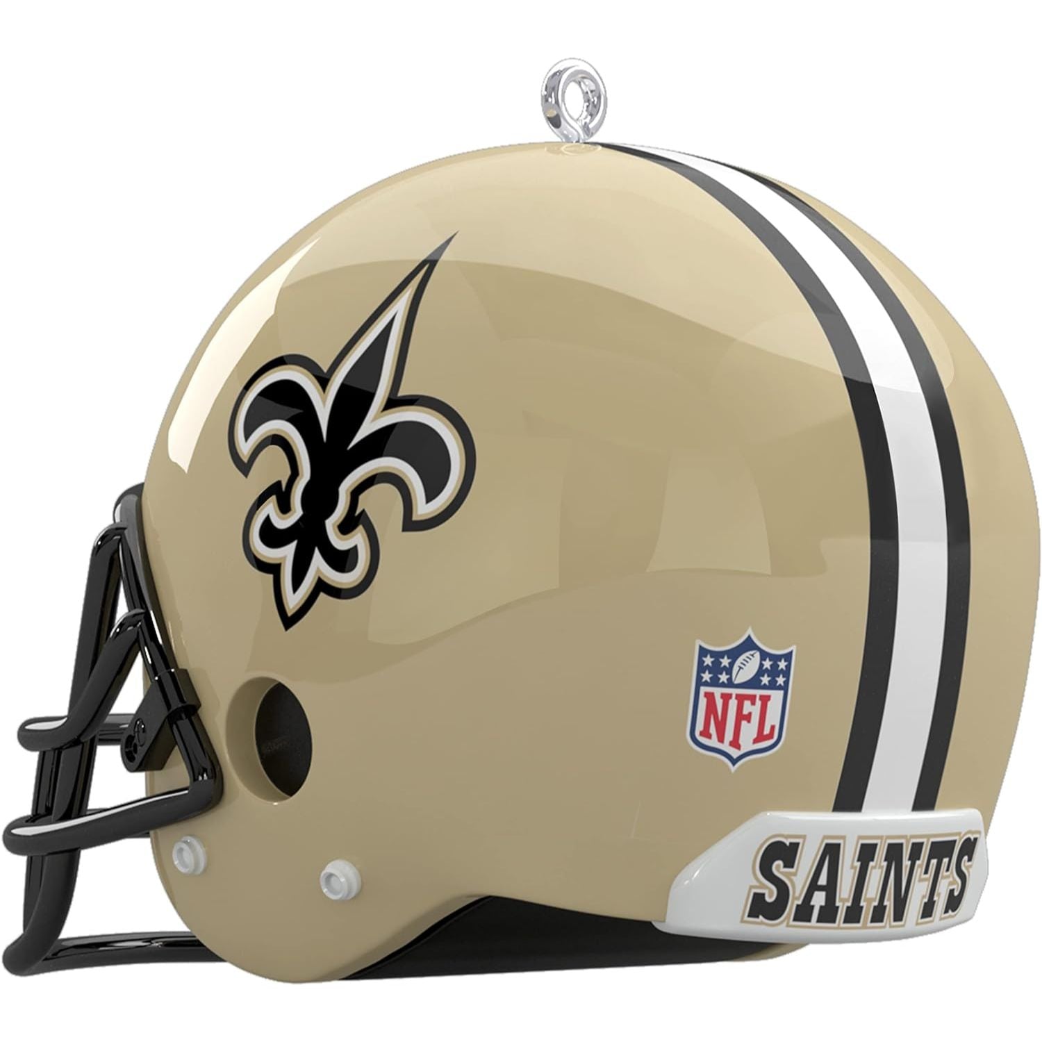 NFL New Orleans Saints Helmet With Sound Keepsake Ornament